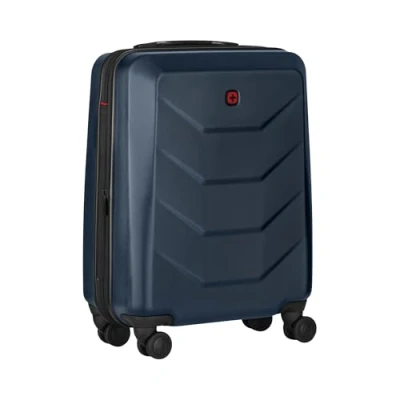 Imagen de Wenger Prymo Maleta Carry on de Carcasa rígida, Equipaje Mano, Trolley, 36 43 l, Cierre Seguridad, Mujer, Hombre, Viajes, Vacaciones, Azul, 653632