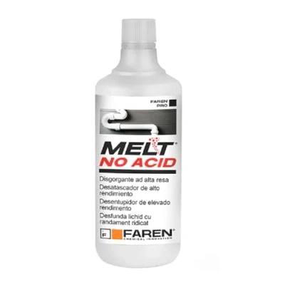 Imagen de Faren Melt Desatascador líquido concentrado, fórmula eficaz, no a base de ácido, fácil y rápido, seguro, 1 litro