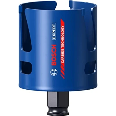 Imagen de Bosch Professional 1 x Sierras de corona Expert Construction Material, para Madera blanda, 60 mm, Accesorios Taladro impacto rotativo