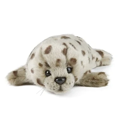 Imagen de Cachorro de foca común Living Nature, suave y realista, peluche ecológico Naturli, 22 cm