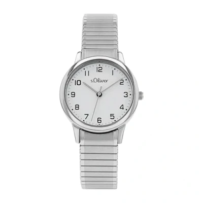 Imagen de s.Oliver Quarzuhr Reloj, Mujer, Talla: One Size, Silber
