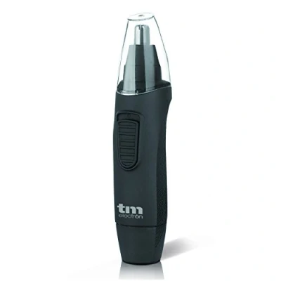 Imagen de Tm Electron TMNT406 Recortadora de vello facial para nariz y orejas sin cable (pilas Aa) con forma diseño ergonómico