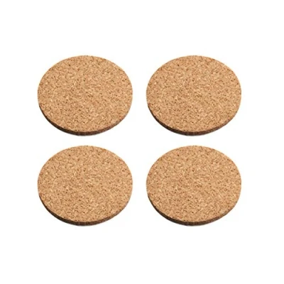 Imagen de Metafranc Corcho Almohadillas De Diámetro 28 Mm Autoadhesivo 4 Unidades Natural Para Muebles Superficies Lisas/Para