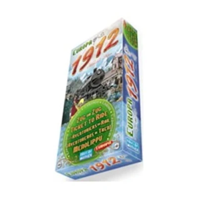 Imagen de Days of Wonder ¡Aventureros al Tren! Europa 1912 Expansión con Nuevas Rutas y Estrategias a Partir De 8 Años 2 5 Jugadores 30 60 Minutos por Partida Multilenguaje (Incluye Español)