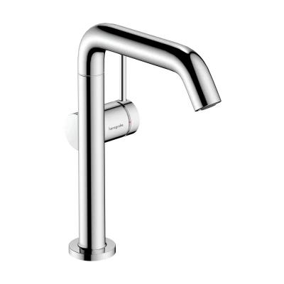 Imagen de hansgrohe Tecturis S Fine grifo lavabo con vaciador Push Open, caño giratorio, monomando 187 mm, mezclador ahorro de agua (EcoSmart+), cromo, 73360000