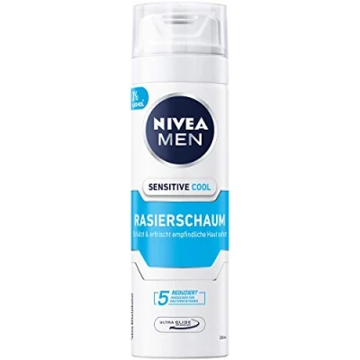 Imagen de Espuma de afeitar Nivea Men Sensitive Cool, pack 6 (6 x 200 mililitros)