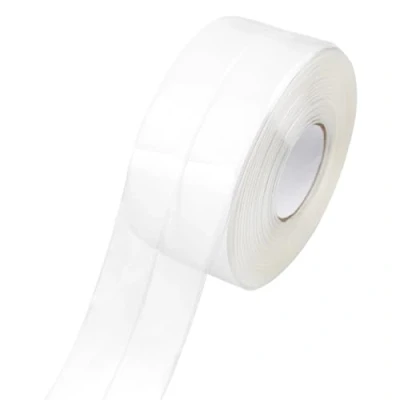 Imagen de KMKANPO 1 Rollo 38mm x 3.2m cinta adhesiva impermeable,cinta selladora baño,cinta impermeable autoadhesiva,Cinta Baño Selladora,para Baño,Bañera,Cocina,Fregadero,Pared(Transparente)