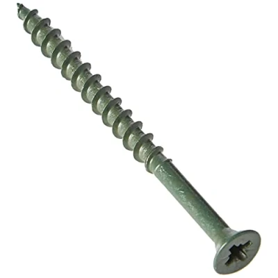 Imagen de Forgefix DS4560 Tornillo de Cubierta Pozi Compatible con ST Verde anticorrosión, 4,5 x 60 mm, Caja 200