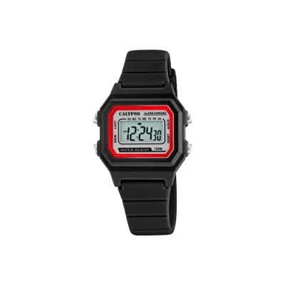 Imagen de CALYPSO Reloj Modelo K5802/6 de la colección Crush, Caja 33,00/31,00 mm Digital con Correa plástico Negro para Unisex