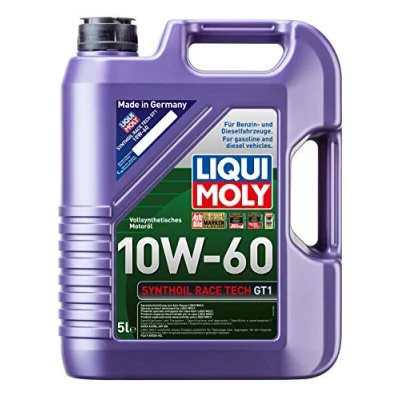 Imagen de Liqui Moly 1391, Synthoil Race Tech GT1 10W 60 Aceite antifricción sintético, 5 L