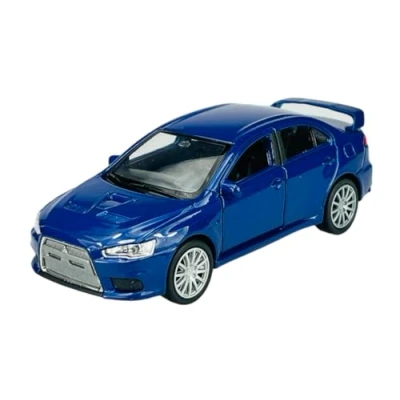 Imagen de Welly Mitsubishi Lancer Evolution Evo X Sedan Azul a partir de 2009 1/34 1/39 Metal Modelo Coche Die Cast Nuevo en caja