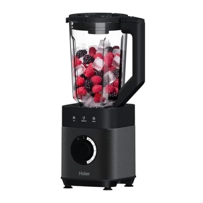 Imagen de Batidora de vaso Haier I Master Series 5 HBL5B2 011, 1200W, 1.7 L, 6 cuchillas, Jarra Personal 0.6 Velocidades, Limpieza automática, Negro
