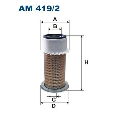 Imagen de FILTRON AM 419/2 Filtro de aire 394 195 Cartucho filtrante
