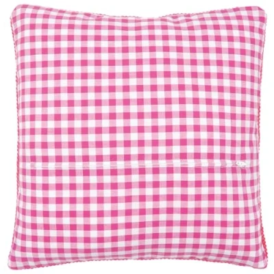 Imagen de Vervaco Dorso Cremallera Cuadros Rosa y Blanco Accesorios De Punto Cruz ca. 30 x cm Telas Costura Parte Trasera para Cojín Manualidades Adultos Decoracion Bordar Kit