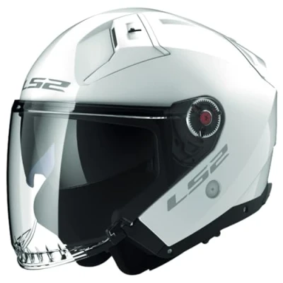 Imagen de LS2, Casco Moto Jet INFINITY II SOLID White, XXL