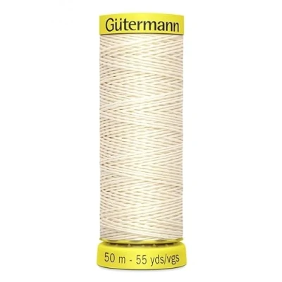 Imagen de Gutermann 4011 Hilo de coser lino encerado extrafuerte, 50 m, cada uno