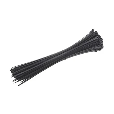 Imagen de Meister Bridas Práctico Juego 50 Unidades Negro 200 x 4,8 mm Nailon Estable Resistente a los Rayos UV Duradero y Robusto/Juego de para Bienes/Conector Cable / 7452210