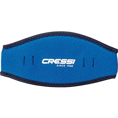Imagen de Cressi Mask Strap Cover Correa de Neopreno para Máscara Buceo, Azul, Talla Única, Unisex Adultos