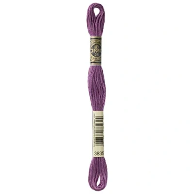 Imagen de DMC Hilo Mouliné®100% algodón Apto para todas las técnicas y todos los soportes, ideal punto de cruz Ovillos 8 m 6 hebras, disponible en 500 colores