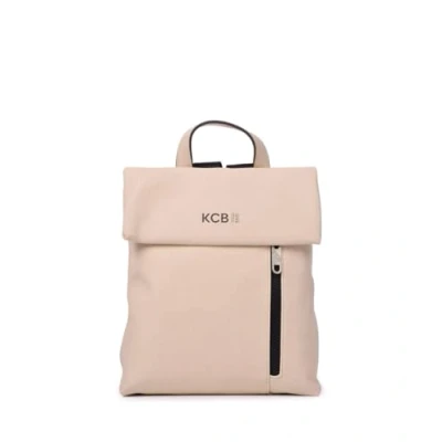 Imagen de Mochila Antirrobo Pequeña KCB Strong Diseño Compacto y Seguro Gran Durabilidad Estilo Moderno Ideal para Uso Diario Asas Ajustables 100% Vegano Color Beige