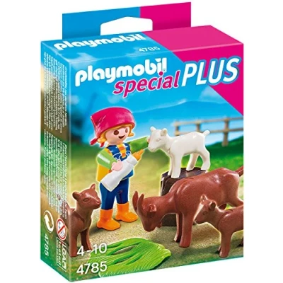 Imagen de PLAYMOBIL Especiales Plus Niña con Cabras, playset (4785)