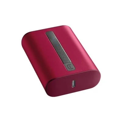 Imagen de Powerbank CellularLine Thunder, Universal, 10000 mAh, 2 entradas USB C, Rojo