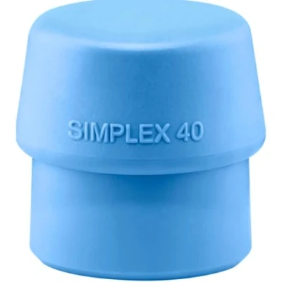 Imagen de HALDER 3201.040 Boca de recambio TPE blando azul Simplex Ø 40 mm