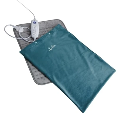 Imagen de JATA JCAE5422 Manta Electrica. Para Espalda, Cuello, Cervicales, Lumbares, Hombros y Abdomen. 6 Niveles de Calor. Calor Rápido. Flexible, Suave, Transpirable. Funda Lavable