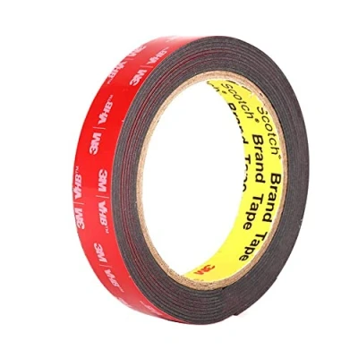 Imagen de 3M VHB 5952 cinta adhesiva de doble cara extra fuerte, montaje/fijación impermeable, resistente al agua y a altas temperaturas, fijación tira LED (20 mm x 4,6 metros)