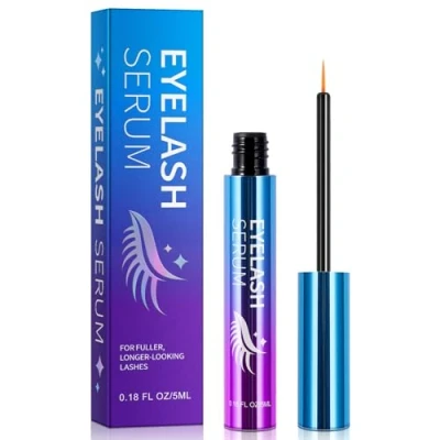 Imagen de Fluido Para El Crecimiento De Las Pestañas, Suero Pestañas Más Llenas, Libre Hormonas, Fórmula Natural Avanzada, Crea Gruesas, Cejas 5Ml