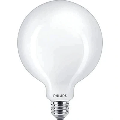 Imagen de Philips Bombilla LED cristal 100W E27 luz blanca fría globo, mate, no regulable