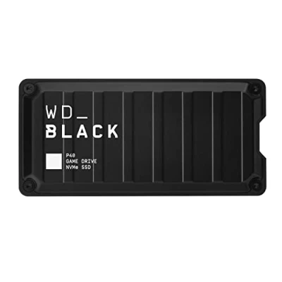 Imagen de WD_BLACK P40 2TB Game Drive SSD USB C 3.2 Gen 2x2 Memoria de estado sólido NVMe externa hasta 2000 MB/s Iluminación RGB personalizable compatible con Playstation, Xbox, PC y Mac