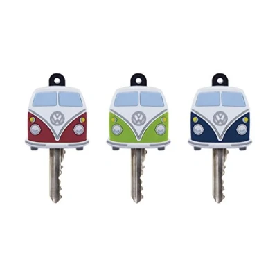 Imagen de BRISA VW Collection Fundas para llaves de metal esmaltado T1 Camper Bus identificación (Juego 3)