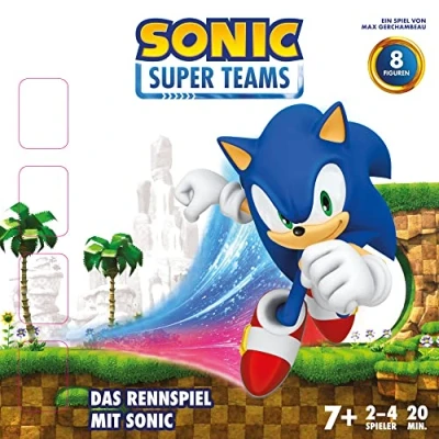 Imagen de Asmodee Zygomatic Sonic Super Teams Juego Familiar de Carreras 2 4 Jugadores A Partir 7 años 20+ Minutos Tiempo ‎Alemán