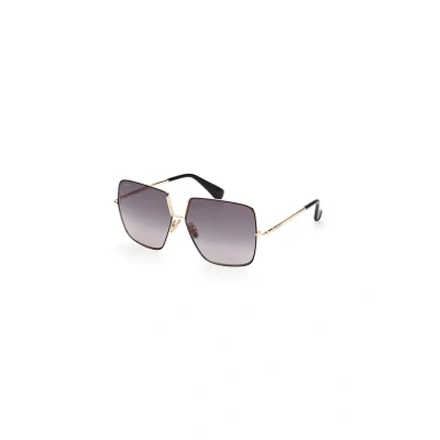 Imagen de Max Mara Mujer MM0082 DESIGN9 32B Gafas de sol Metal Oro Fumar Piloto Normal Sombreado