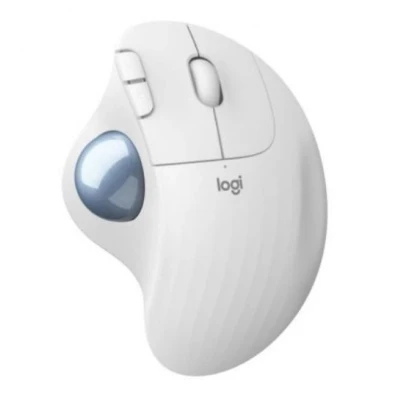 Imagen de Trackball inalámbrico Logitech ERGO M575, 2000 ppp, RF inalámbrico, Bluetooth, 20 Meses, 5 Botones, Blanco