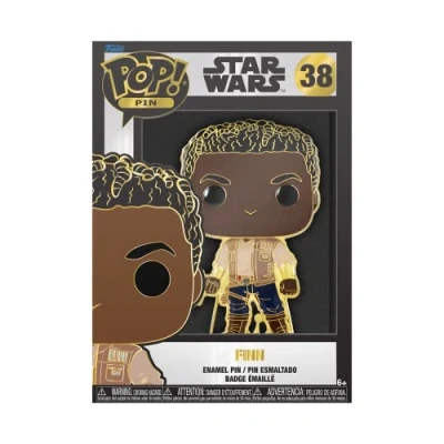 Imagen de Funko Pop! Large Enamel Pin STAR WARS: Finn Pins de Esmalte Broche Coleccionable para Mochilas Y Bolsos Idea Regalo Mercancia Oficial Movies Fans