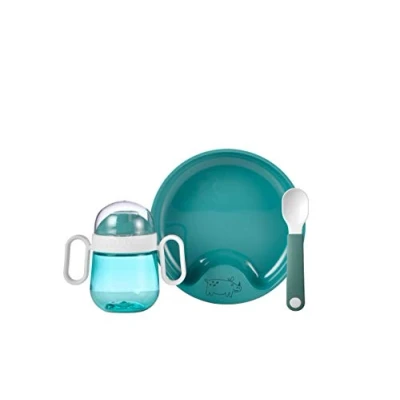Imagen de Mepal Baby Tableware Mio Deep Turquoise 3 Piece Set