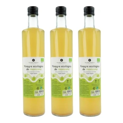 Imagen de Pack 3x Vinagre de manzana ECO sin filtrar Planeta Huerto 750 ml