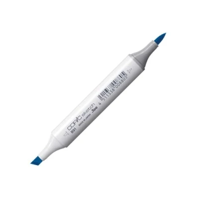 Imagen de Copic Sketch B91 Rotulador de 2 puntas, color azul grisáceo claro
