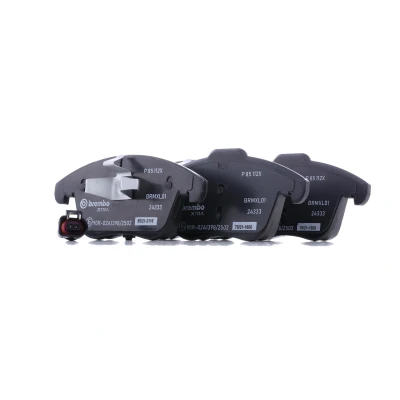 Imagen de BREMBO P 85 112X Juego de pastillas freno con contacto avisador desgaste sin accesorios VOLKSWAGEN: Tiguan I, Sharan II, AUDI: Q3
