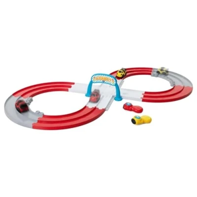 Imagen de Chicco Race Car Track Pista de Coches RC 1,5 m, 2 Teledirigidos, Jugadores y Configuraciones, Carreras 8 Anillos, Juego Libre, Control Remoto por Infrarrojos, Niños 1 a 4 Años