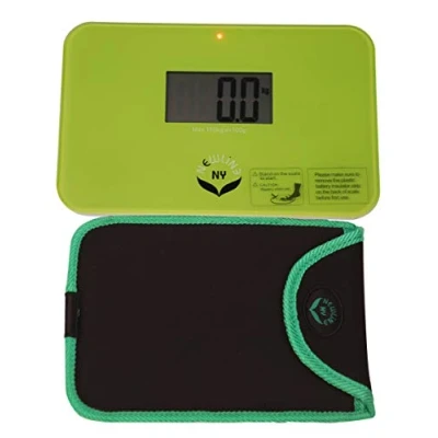 Imagen de NewlineNY Más pequeña báscula de baño viaje con la manga protección (verde)