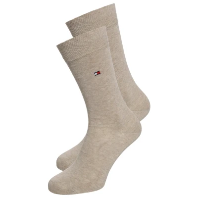 Imagen de Tommy Hilfiger Classic 2P Calcetines Light beige melange, Hombre, Talla: 39 42, melange