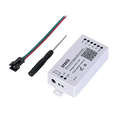 Imagen de iFutniew SP801E WiFi Art Net controlador LED módulo de panel WS2812B WS2811 tira luz control inalámbrico DC5 24V