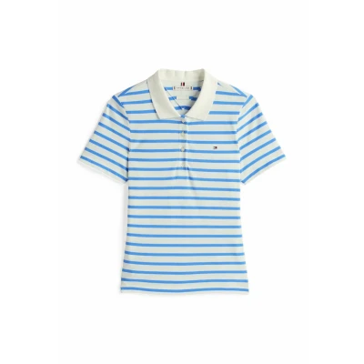 Imagen de Tommy Hilfiger Polo, Mujer, Talla: XS, Ecru blue spell stp