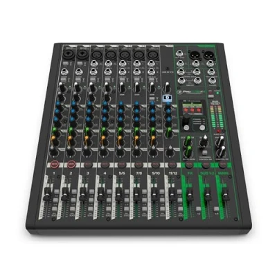 Imagen de MACKIE ProFX12v3+ Mezclador Analógico de 12 Canales con Efectos Mejorados, Modos Grabación USB y Bluetooth Negro