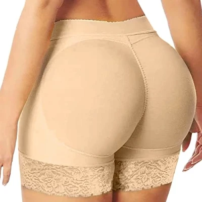 Imagen de FFWTPY Braguitas Moldeadoras para Mujer Bragas Faja Pantalón Reductora sin Costuras con Relleno Fajas Control de Barriga Levanta Glúteos Cadera Lencería Push Up Body Shaper Ropa Interior