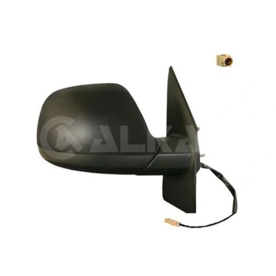 Imagen de Espejo retrovisor Alkar 9204928 derecha manual convexo, con antena para vehíc. volante a la izquierda VOLKSWAGEN: Transporter 5, Multivan 5 (7HM