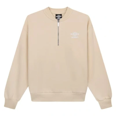 Imagen de Umbro Core Womens Half Zip Sweatshirt Suéter, Morado/Sombra, M para Mujer